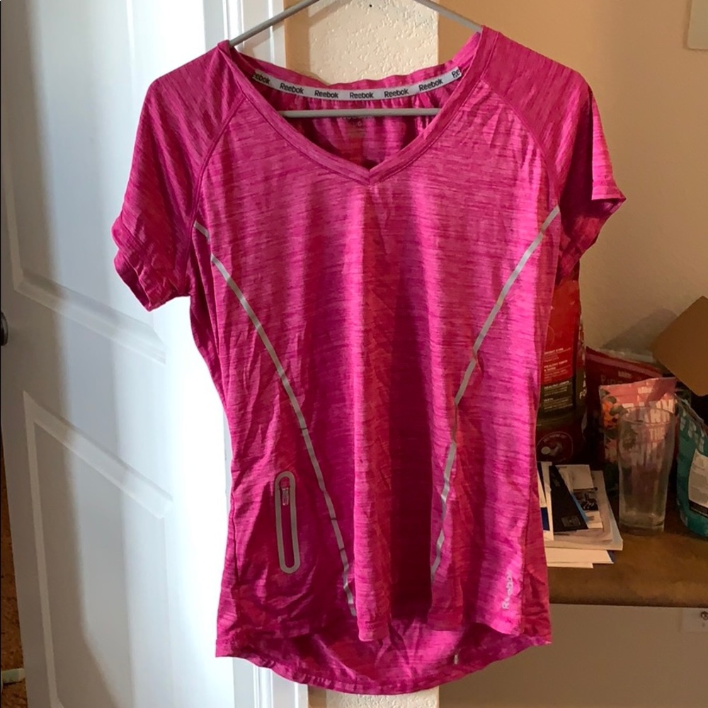 Pink quick dry work out shirt